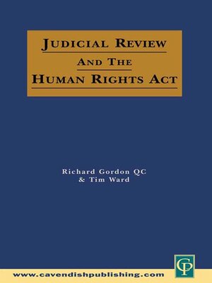 cover image of Judicial Review & the Human Rights Act